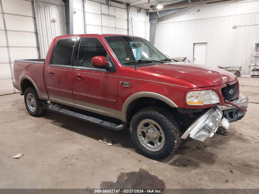 2002 Ford F-150 Lariat/Xlt VIN: 1FTRW08L02KA47153 Lot: 38852747