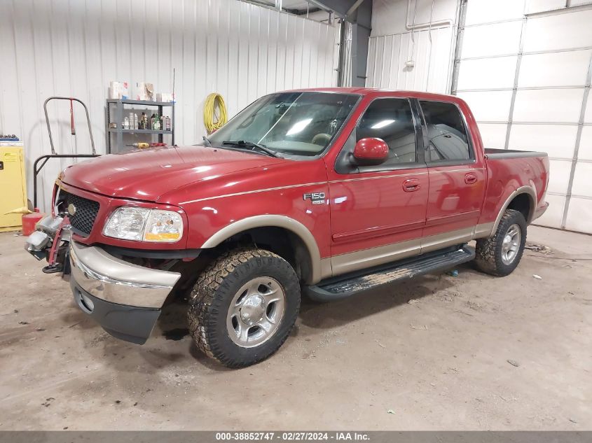 2002 Ford F-150 Lariat/Xlt VIN: 1FTRW08L02KA47153 Lot: 38852747