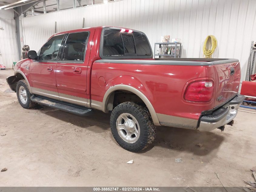 2002 Ford F-150 Lariat/Xlt VIN: 1FTRW08L02KA47153 Lot: 38852747