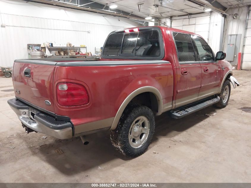 2002 Ford F-150 Lariat/Xlt VIN: 1FTRW08L02KA47153 Lot: 38852747