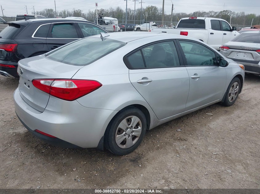 2015 KIA FORTE LX - KNAFX4A63F5330434