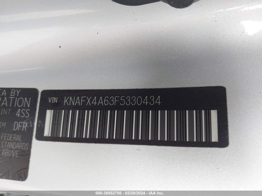 2015 KIA FORTE LX - KNAFX4A63F5330434