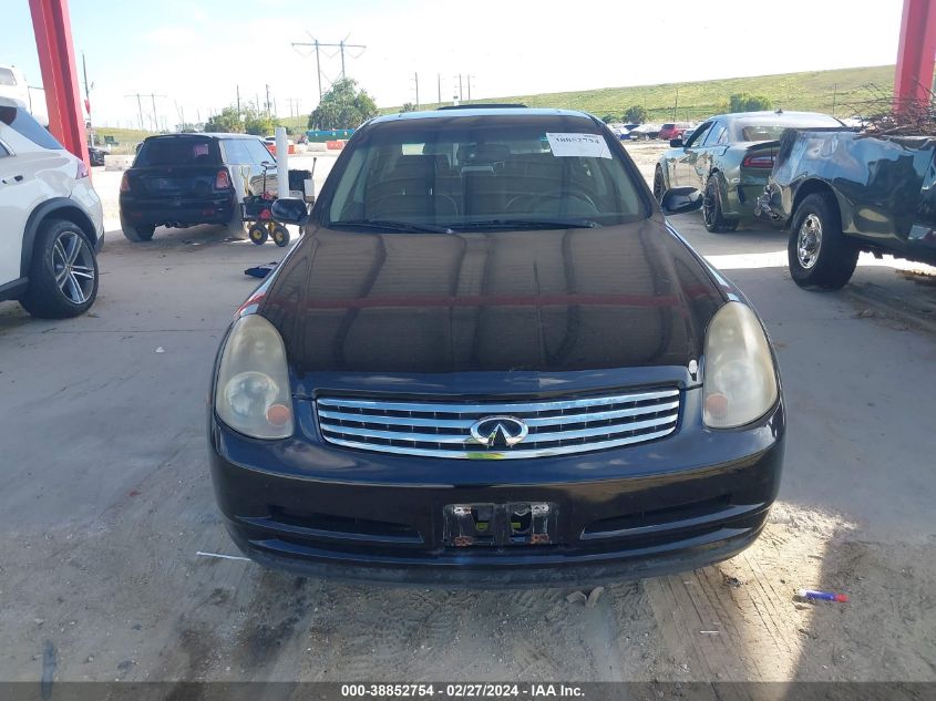 2003 Infiniti G35 Base W/6 Speed Manual VIN: JNKCV51E23M014838 Lot: 38852754