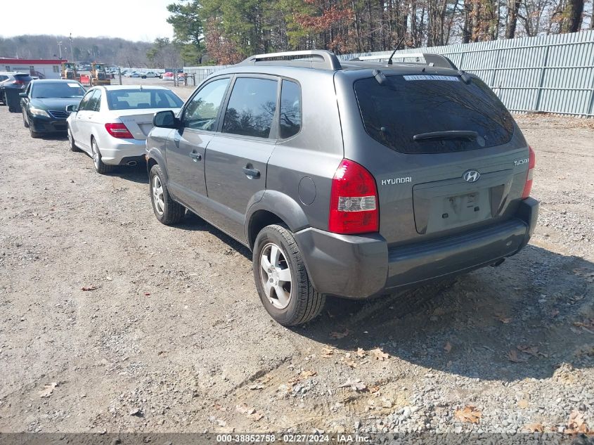 2007 Hyundai Tucson Gls VIN: KM8JM12B57U546112 Lot: 38852758