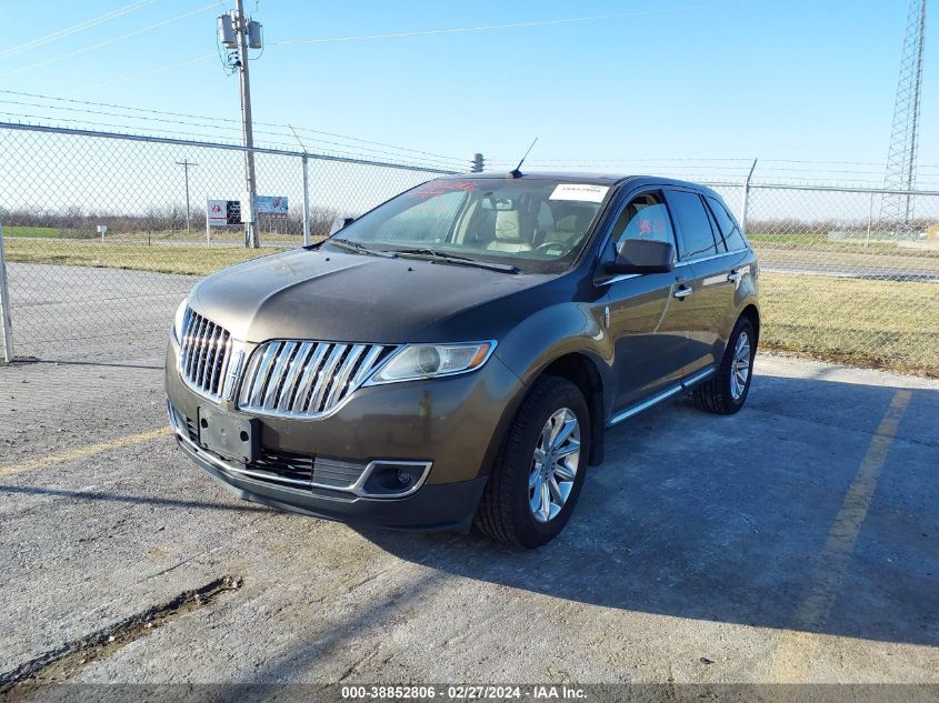 2011 Lincoln Mkx VIN: 2LMDJ6JK6BBJ09288 Lot: 38852806