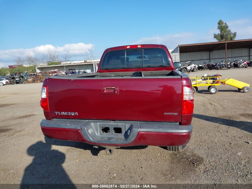 2005 Toyota Tundra Ltd V8 VIN: 5TBRT38105S459328 Lot: 38852874