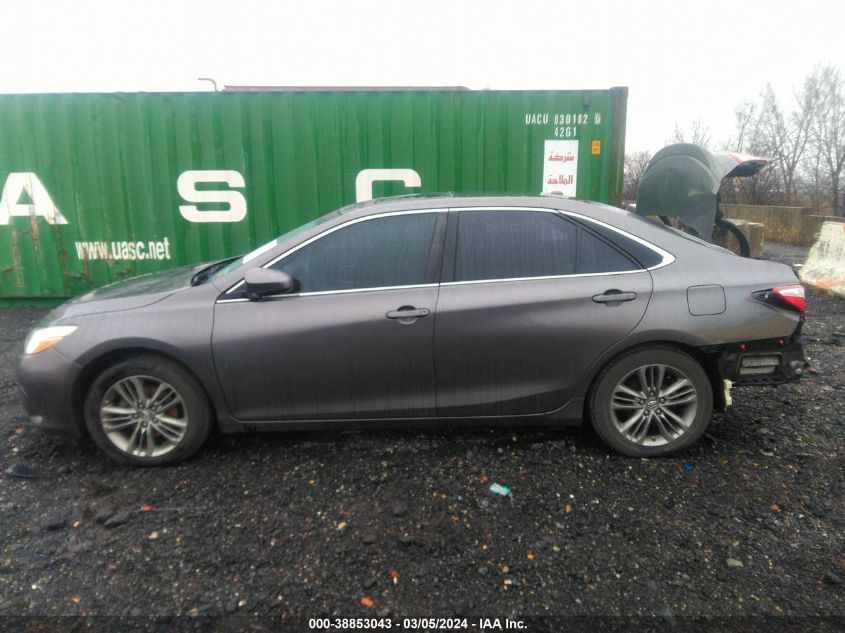 2016 Toyota Camry Se VIN: 4T1BF1FKXGU132669 Lot: 38853043