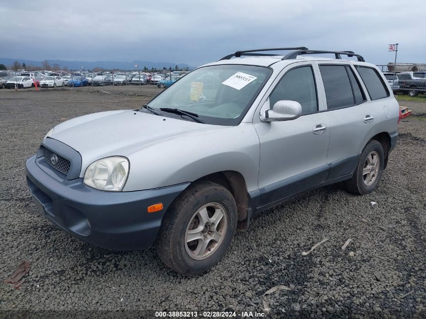 2001 Hyundai Santa Fe 2.7L V6 Gls/2.7L V6 Lx VIN: KM8SC83D01U130539 Lot: 38853213