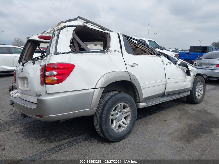 2004 Toyota Sequoia Sr5 V8 VIN: 5TDZT34A34S225213 Lot: 38853253