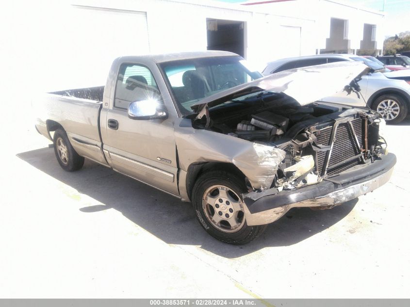 2001 Chevrolet Silverado 1500 Ls VIN: 1GCEC14V21Z225591 Lot: 38853571