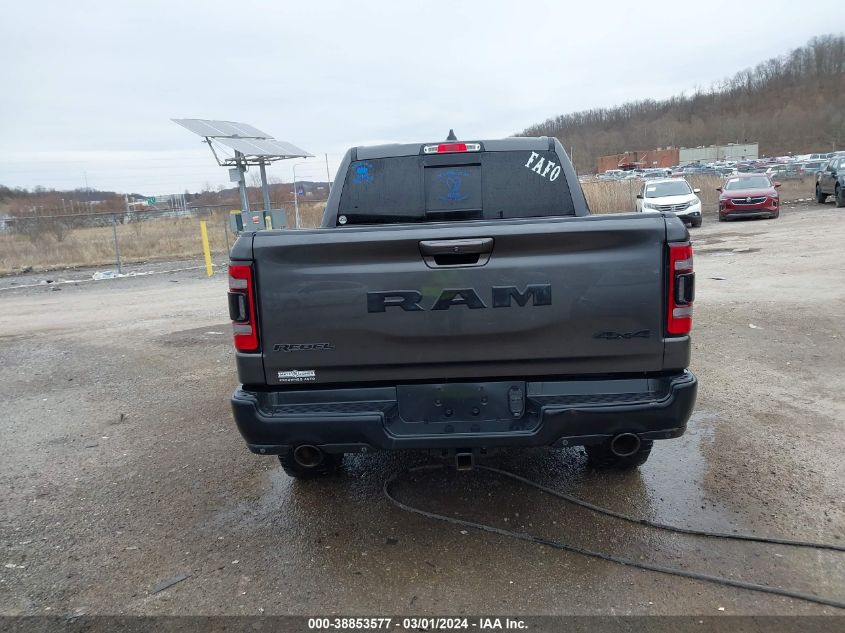 2019 Ram 1500 Rebel 4X4 5'7 Box VIN: 1C6SRFLT9KN648795 Lot: 38853577