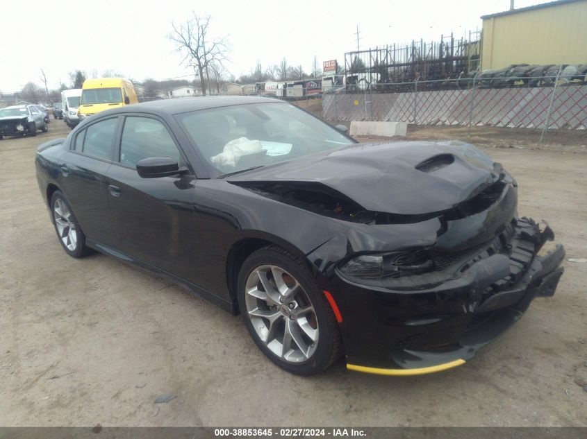 2023 Dodge Charger Gt VIN: 2C3CDXHG8PH554411 Lot: 38853645