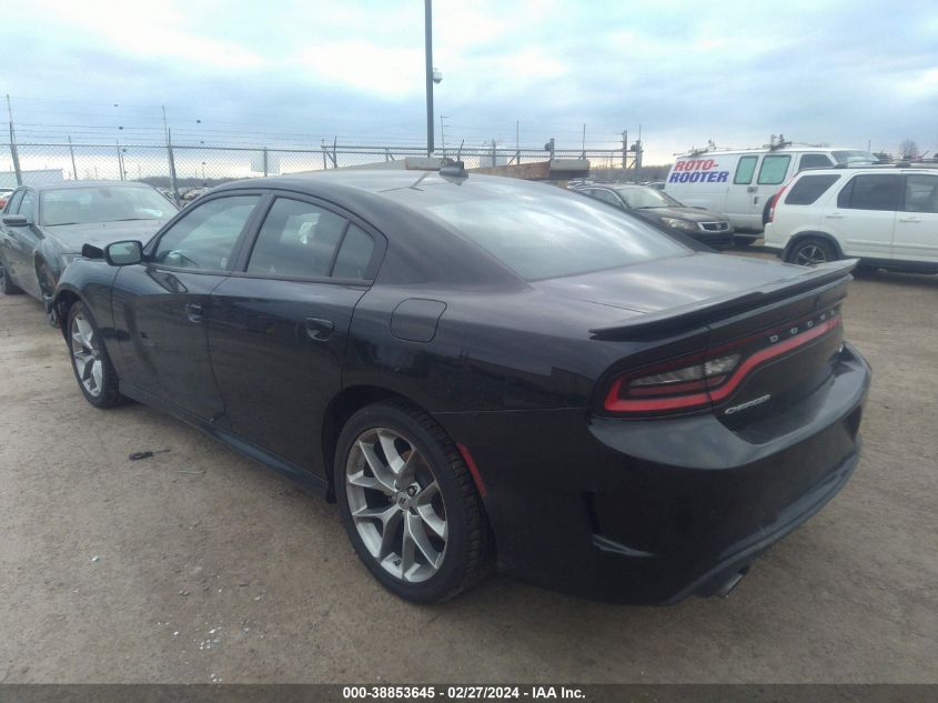 2023 Dodge Charger Gt VIN: 2C3CDXHG8PH554411 Lot: 38853645