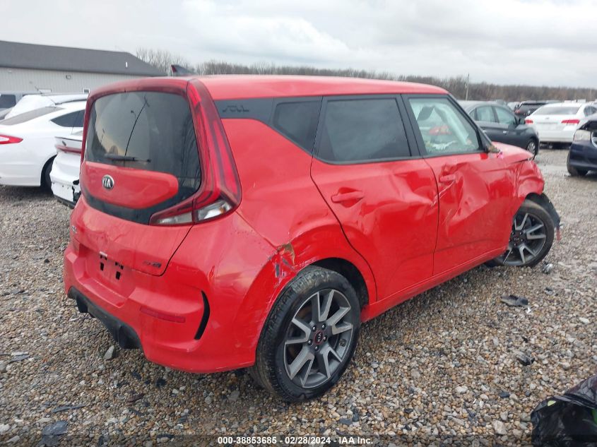 2020 Kia Soul Gt-Line Turbo VIN: KNDJ53AF8L7067192 Lot: 38853685