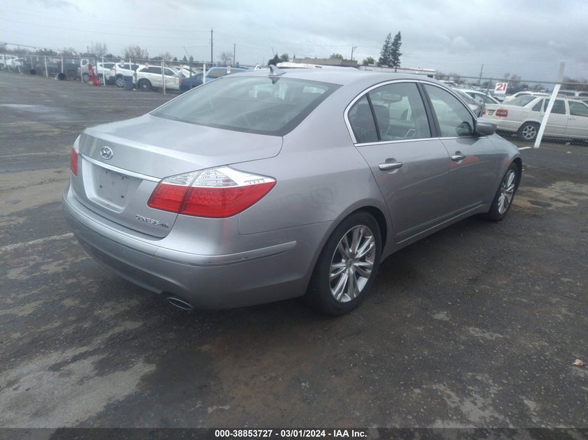 2010 Hyundai Genesis 4.6 VIN: KMHGC4DF4AU100474 Lot: 38853727