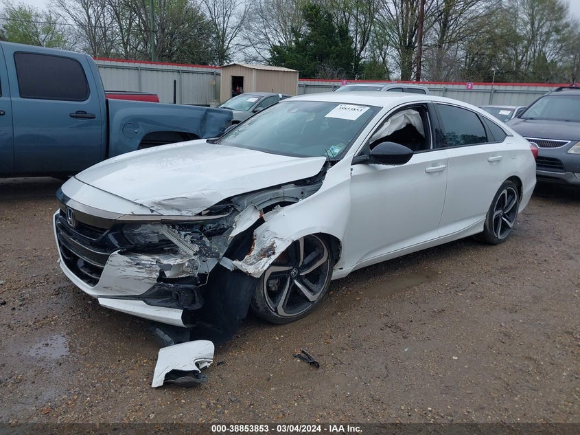 VIN 1HGCV1F37MA104976 2021 HONDA ACCORD SPORT