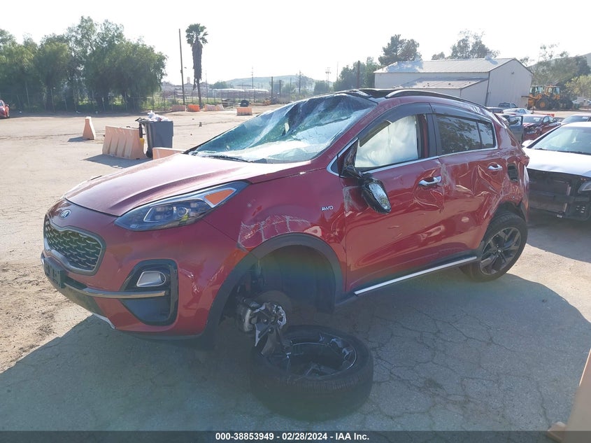 VIN KNDPNCAC8M7893557 2021 KIA SPORTAGE EX