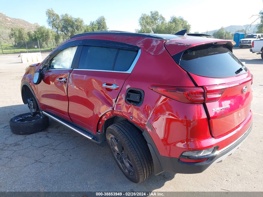 VIN KNDPNCAC8M7893557 2021 KIA SPORTAGE EX