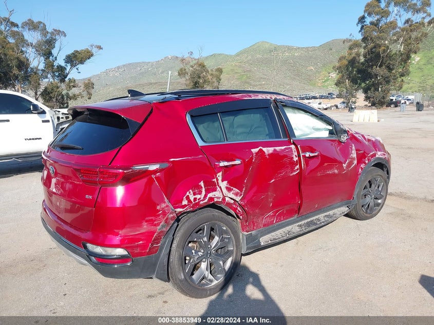 VIN KNDPNCAC8M7893557 2021 KIA SPORTAGE EX