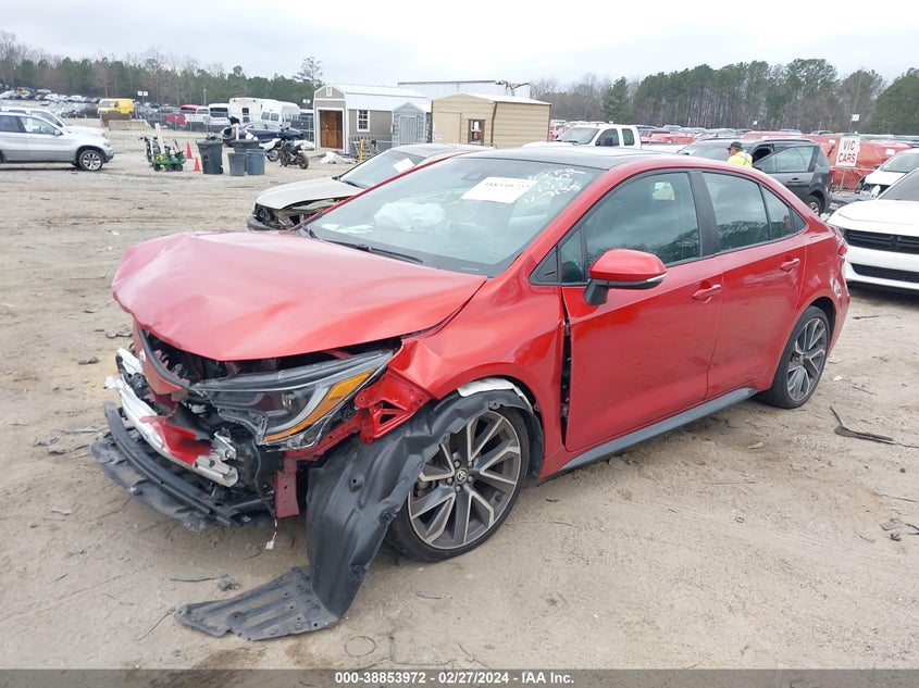 VIN 5YFP4MCE2MP079135 2021 TOYOTA COROLLA SE