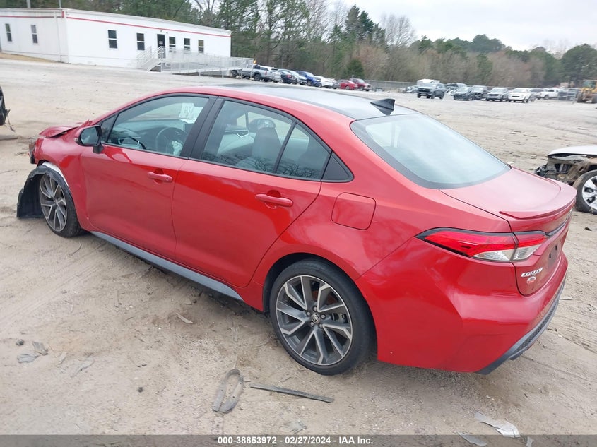 VIN 5YFP4MCE2MP079135 2021 TOYOTA COROLLA SE