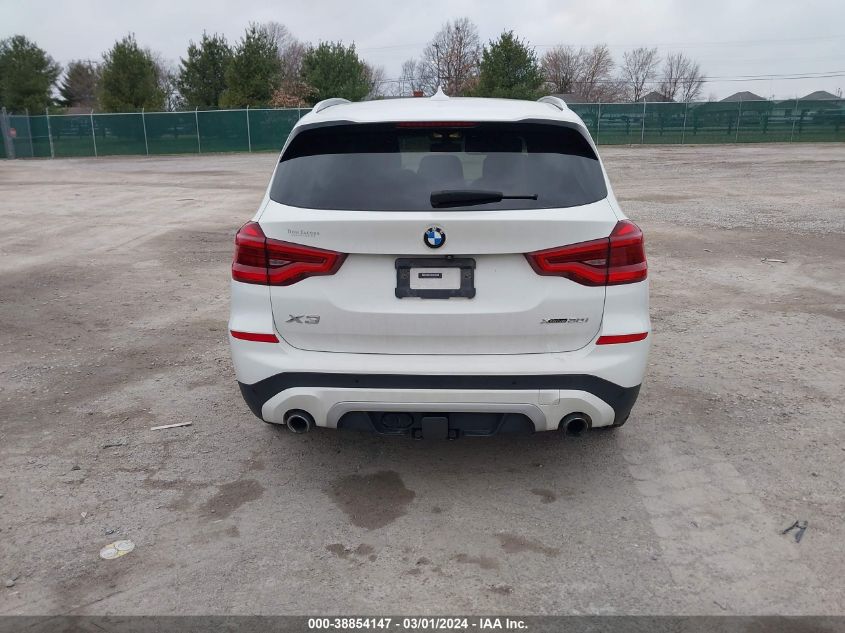 2021 BMW X3 xDrive30I VIN: 5UXTY5C0XM9E60896 Lot: 38854147