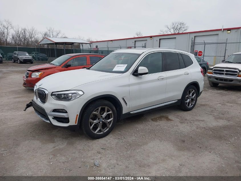 2021 BMW X3 XDRIVE30I - 5UXTY5COXM9E60896