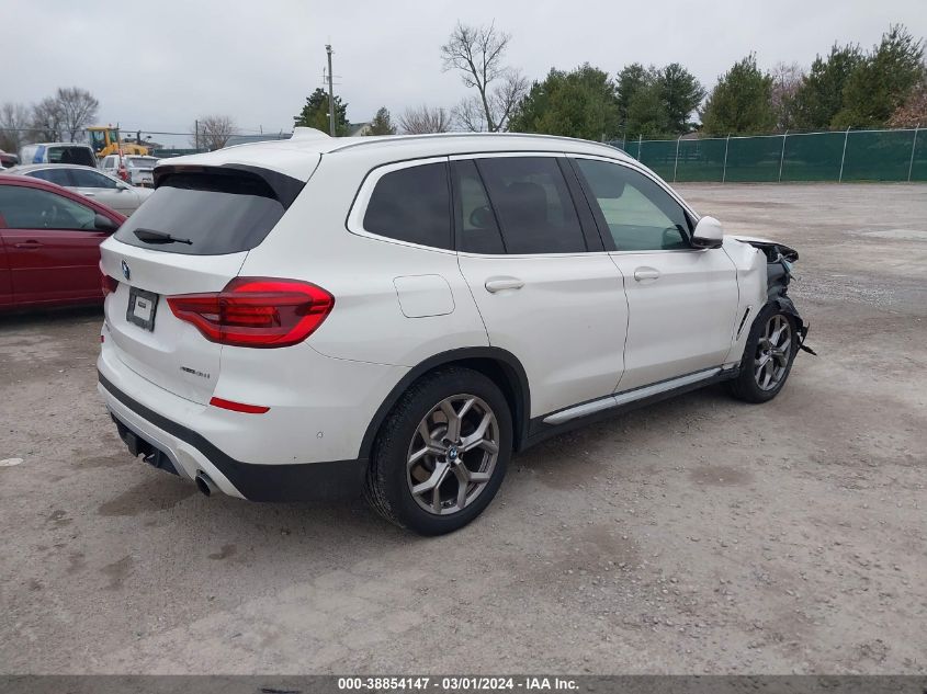 2021 BMW X3 xDrive30I VIN: 5UXTY5C0XM9E60896 Lot: 38854147