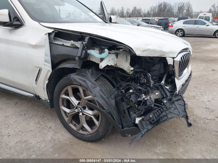 5UXTY5C0XM9E60896 2021 BMW X3 xDrive30I