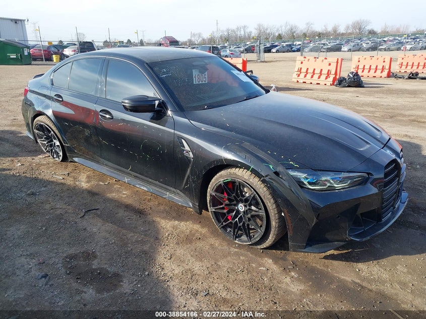 2023 BMW M3 Competition xDrive VIN: WBS43AY0XPFN50180 Lot: 38854166