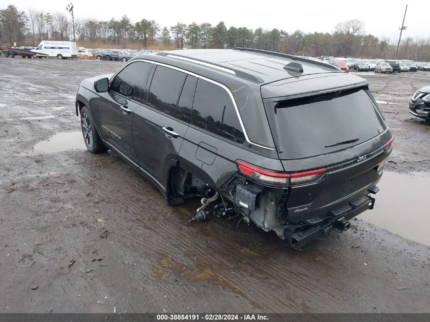 2023 Jeep Grand Cherokee Overland 4X4 VIN: 1C4RJHDG2P8847477 Lot: 38854191