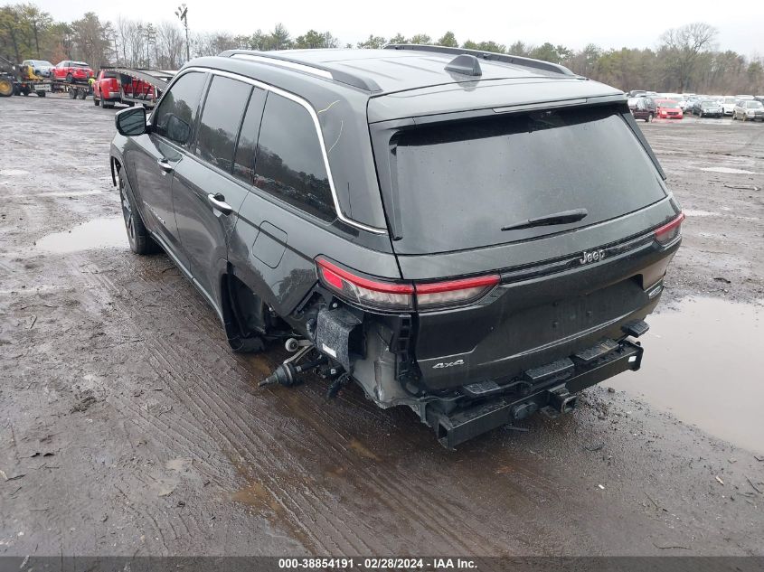 2023 Jeep Grand Cherokee Overland 4X4 VIN: 1C4RJHDG2P8847477 Lot: 38854191