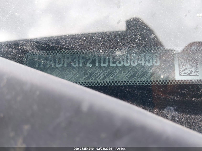 2013 FORD FOCUS SE - 1FADP3F21DL308456