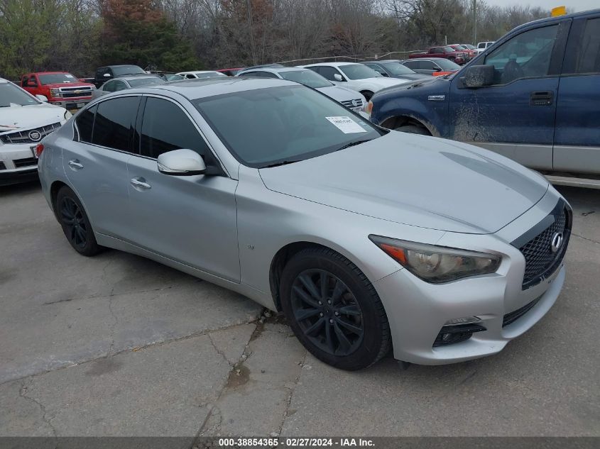 2014 Infiniti Q50 Premium/Sport VIN: JN1BV7AR2EM701609 Lot: 40601444