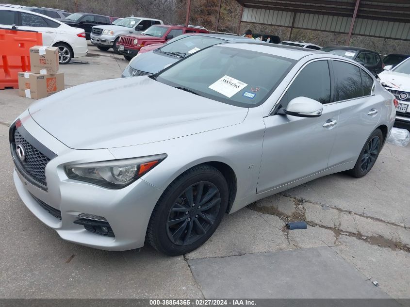 2014 Infiniti Q50 Premium/Sport VIN: JN1BV7AR2EM701609 Lot: 40601444