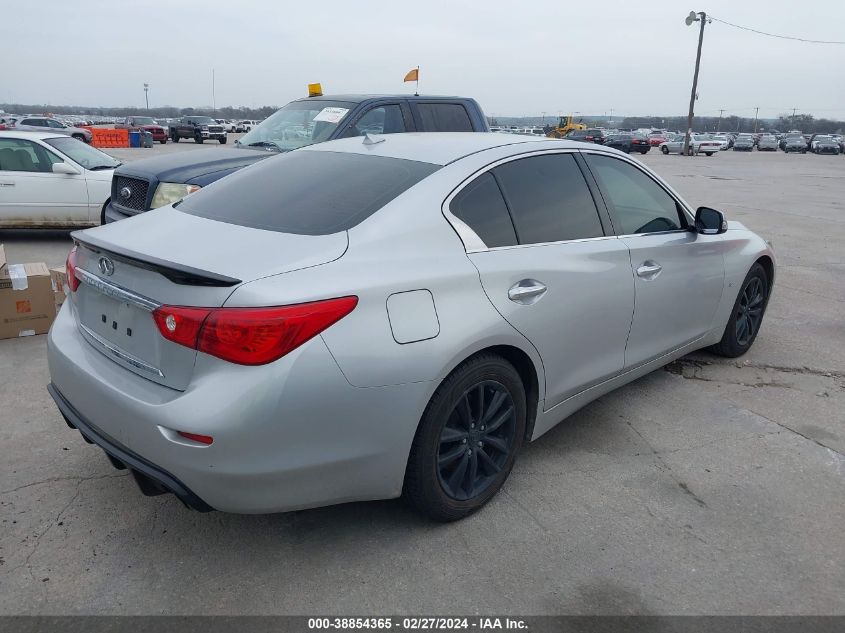 2014 Infiniti Q50 Premium/Sport VIN: JN1BV7AR2EM701609 Lot: 40601444