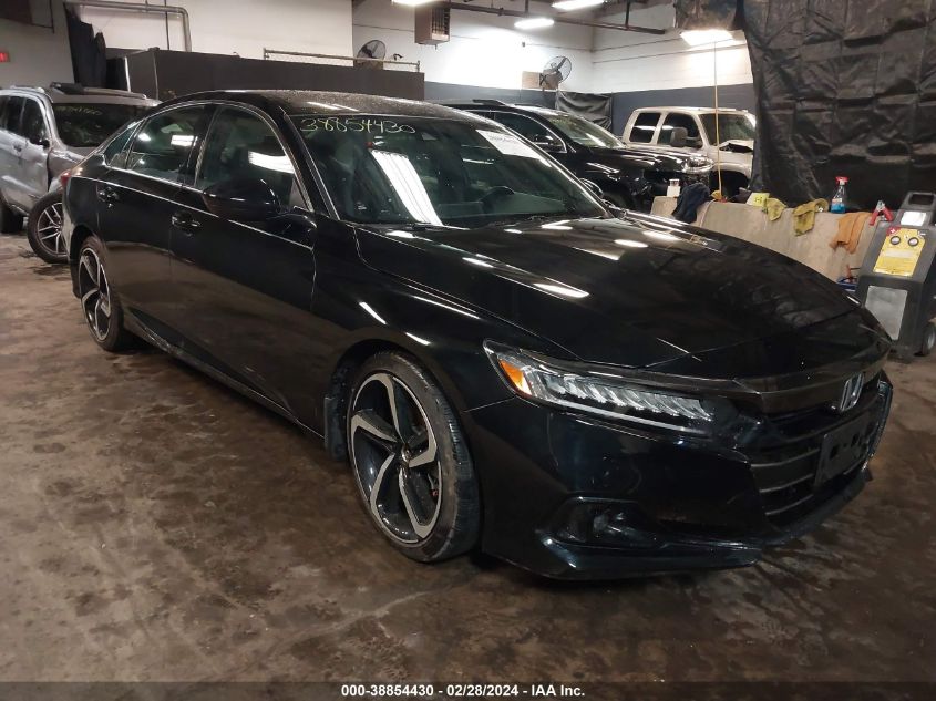 1HGCV1F3XMA124817 2021 Honda Accord Sport