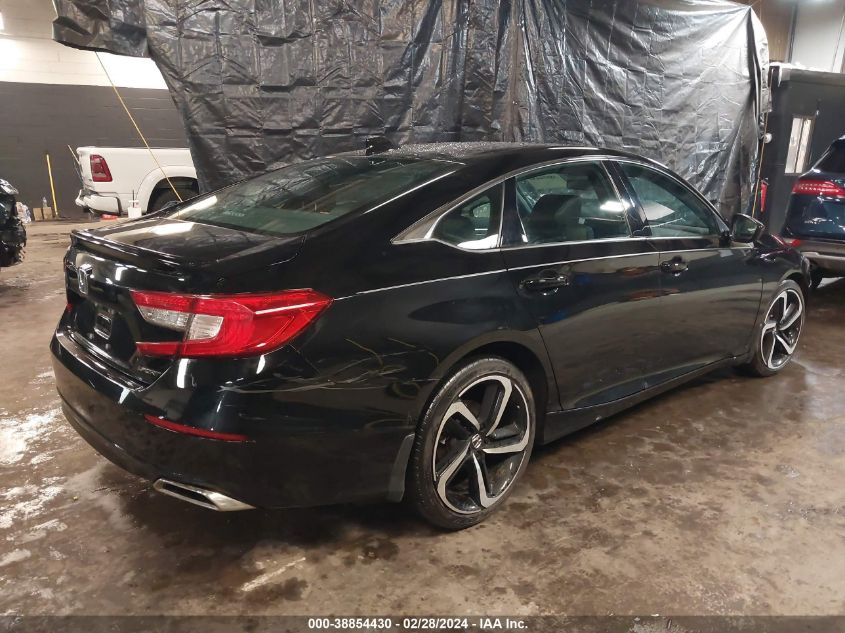 2021 Honda Accord Sport VIN: 1HGCV1F3XMA124817 Lot: 38854430