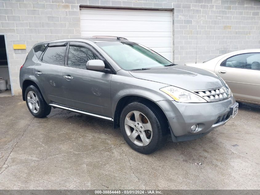 2006 Nissan Murano Sl VIN: JN8AZ08W26W537871 Lot: 38854445