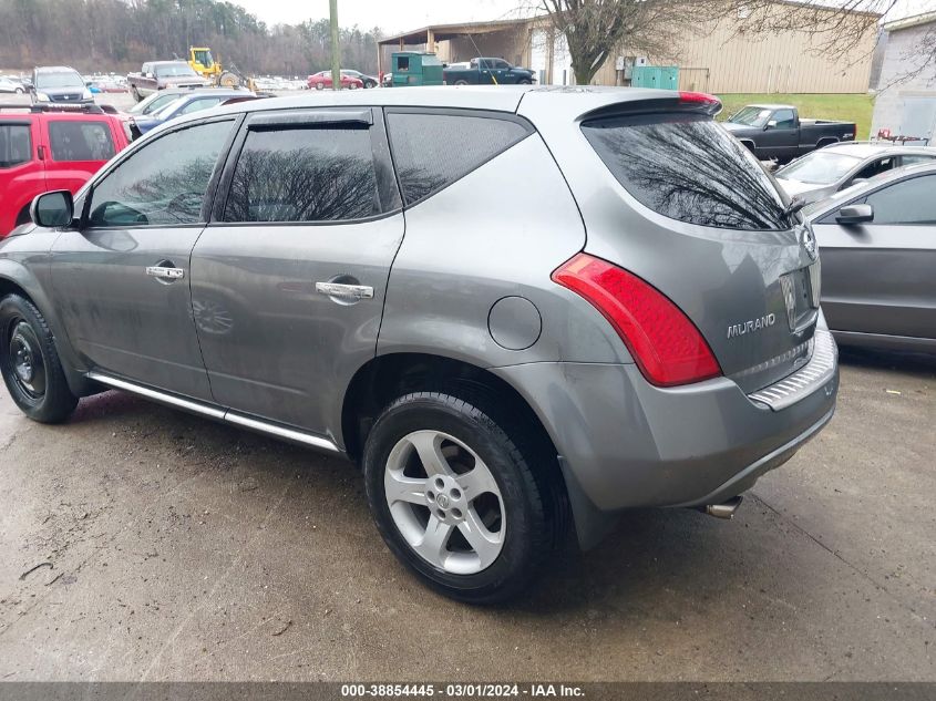 2006 Nissan Murano Sl VIN: JN8AZ08W26W537871 Lot: 38854445