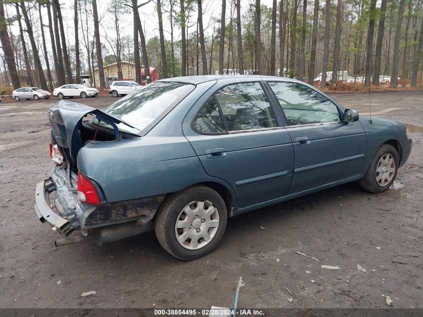 2001 Nissan Sentra Gxe VIN: 3N1CB51D71L439533 Lot: 38854495