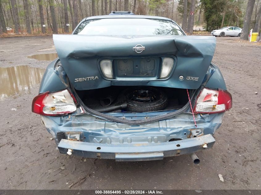 2001 Nissan Sentra Gxe VIN: 3N1CB51D71L439533 Lot: 38854495