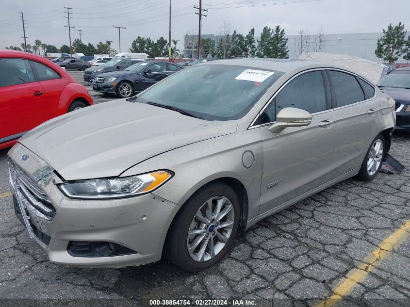 2015 Ford Fusion Titanium Phev VIN: 3FA6P0SU9FR280716 Lot: 47557414