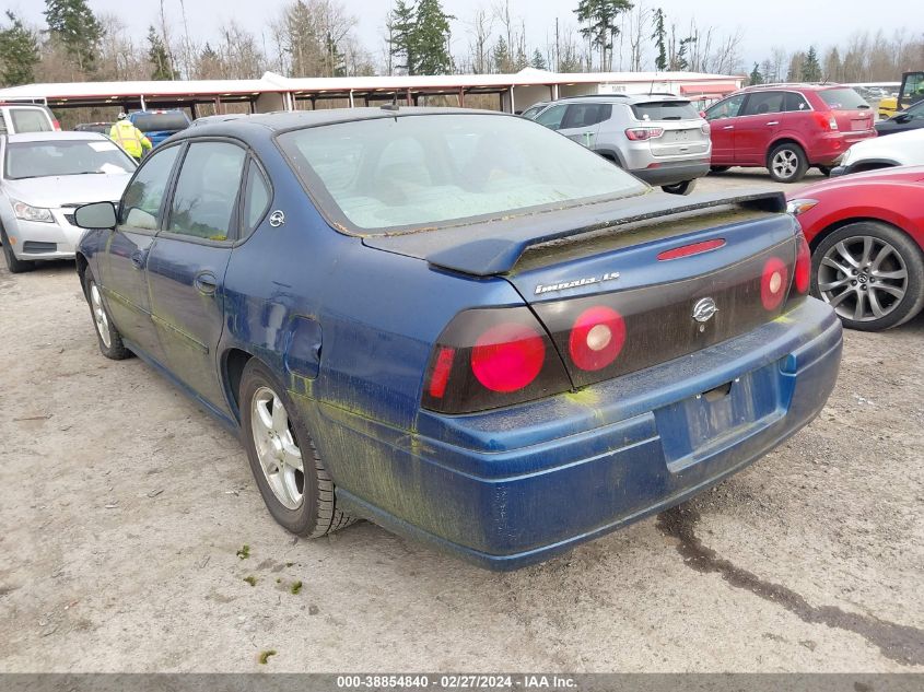 2005 Chevrolet Impala Ls VIN: 2G1WH52K759383343 Lot: 38854840