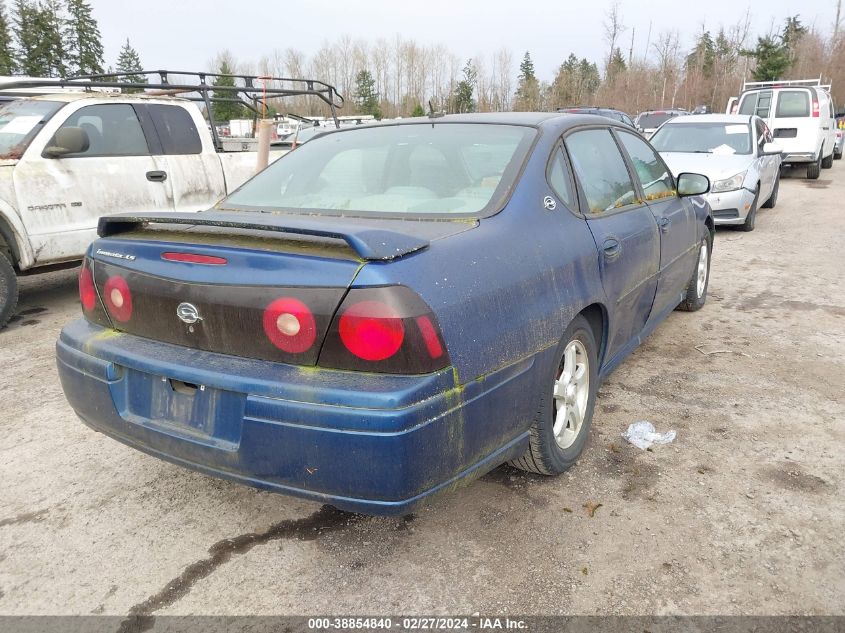 2005 Chevrolet Impala Ls VIN: 2G1WH52K759383343 Lot: 38854840