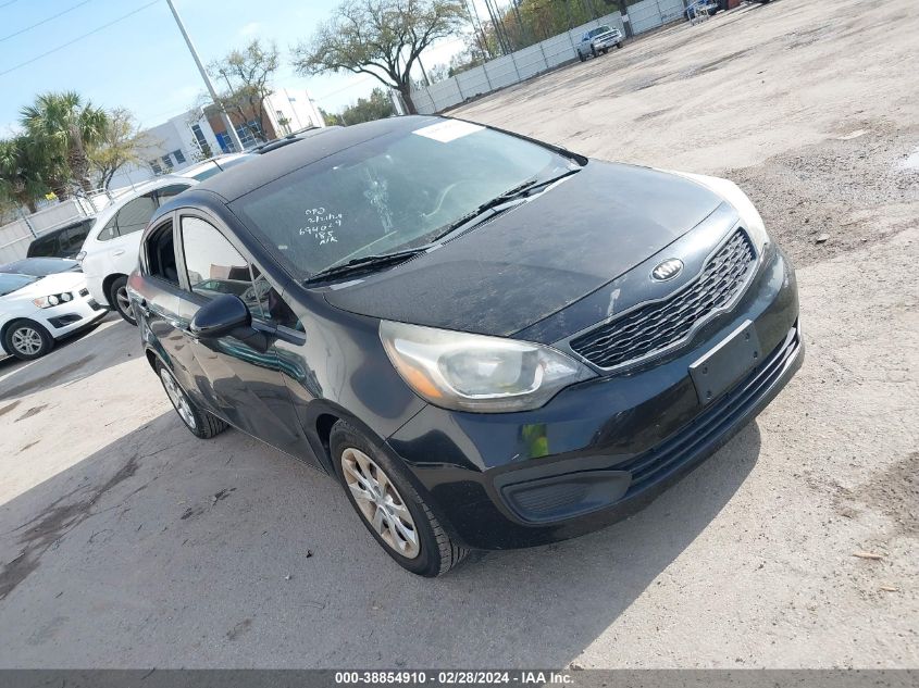 2014 Kia Rio Lx VIN: KNADM4A34E6372626 Lot: 38854910