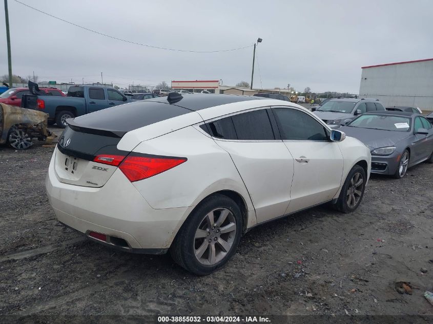 2010 Acura Zdx VIN: 2HNYB1H42AH500615 Lot: 38855032