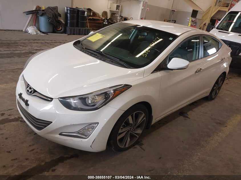 2014 HYUNDAI ELANTRA LIMITED - 5NPDH4AE5EH465959