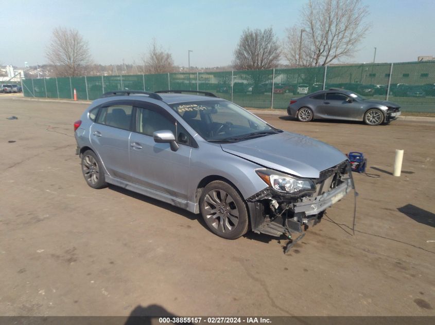 2015 SUBARU IMPREZA 2.0I SPORT PREMIUM - JF1GPAY66F8236595