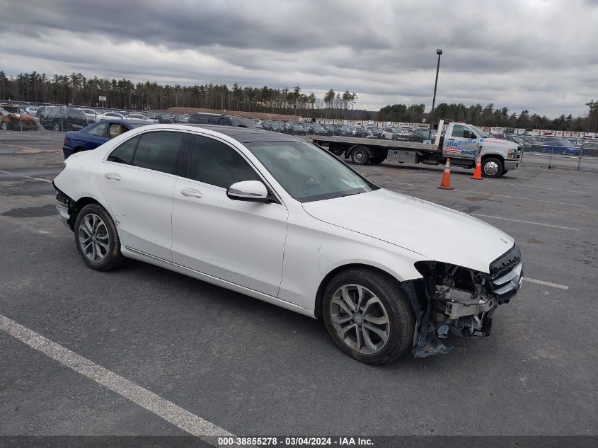 2017 Mercedes-Benz C 300 4Matic/Luxury 4Matic/Sport 4Matic VIN: 55SWF4KB2HU182097 Lot: 38855278